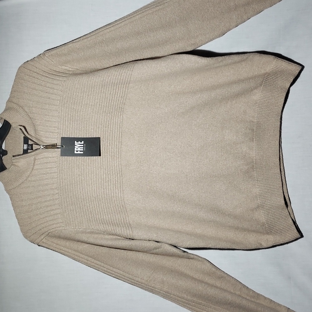 NWT Frye‎ quarter zip men's pullover size XL
